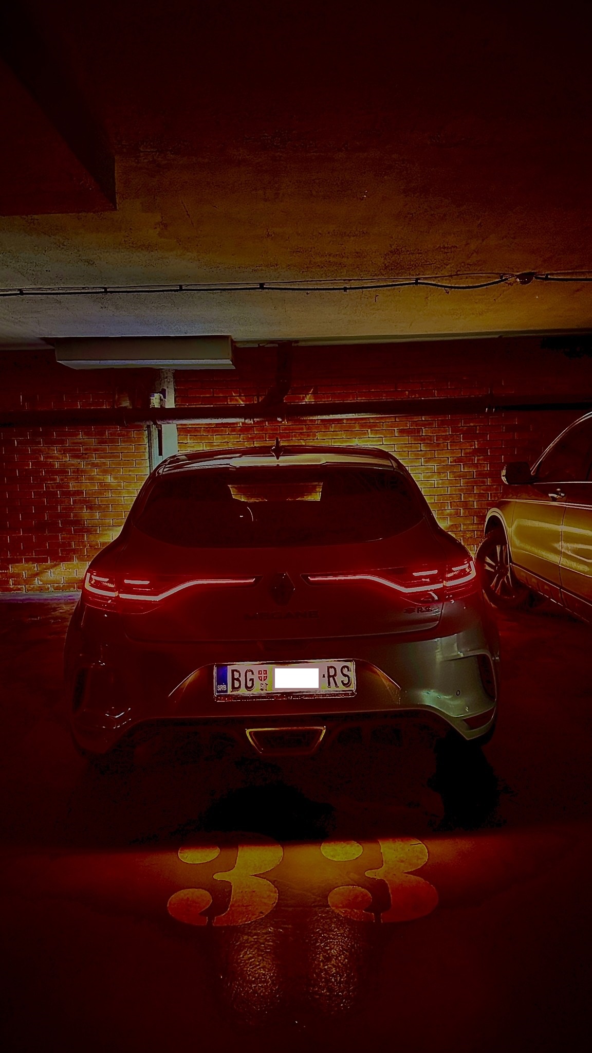 Megane RS pearl white