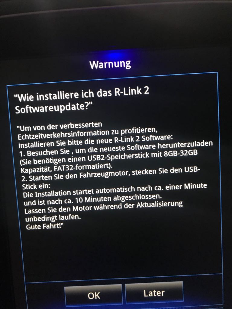 R-Link 2 Update